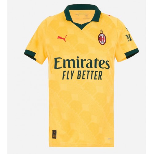 Fotbalové Dres AC Milan Dámské Alternativní 2025-26 Krátký Rukáv